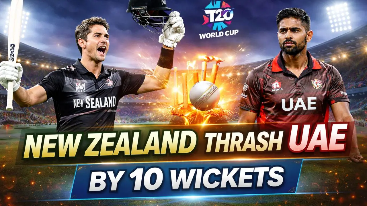 New Zealand vs UAE T20 World Cup 2026